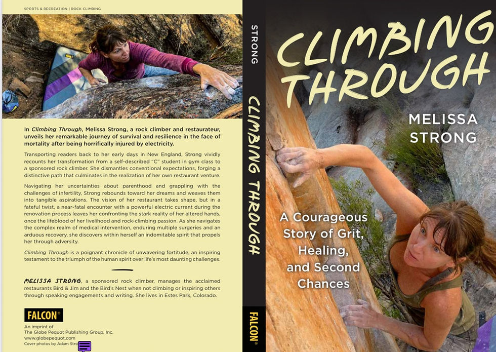 Author Talk & Book Signing by Melissa I Strong for Climbing Through
A Story of Grit, Healing & Second Chances