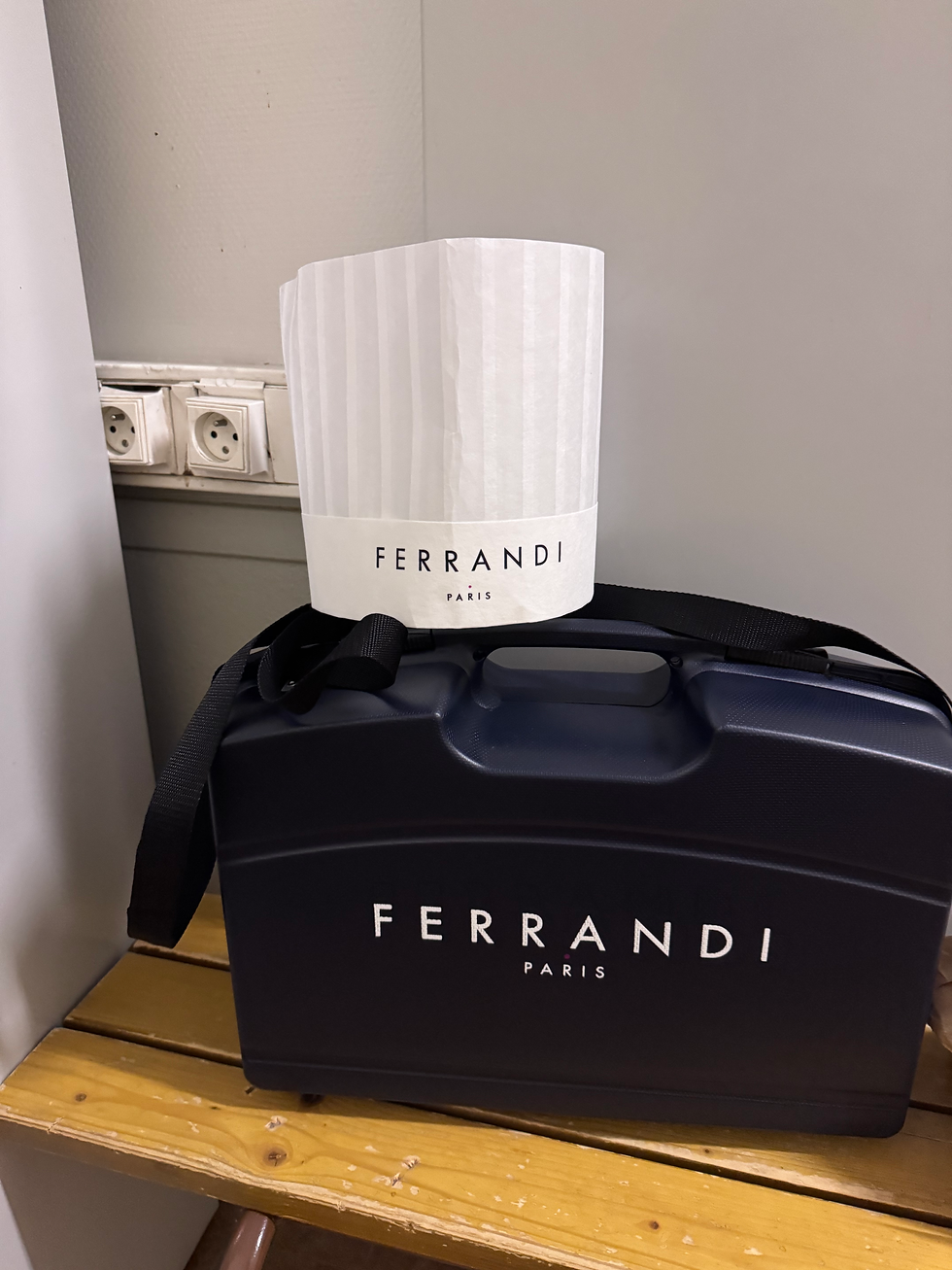 הציוד שקיבלתי ב-Ferrandi ביום הראשון ללימודים