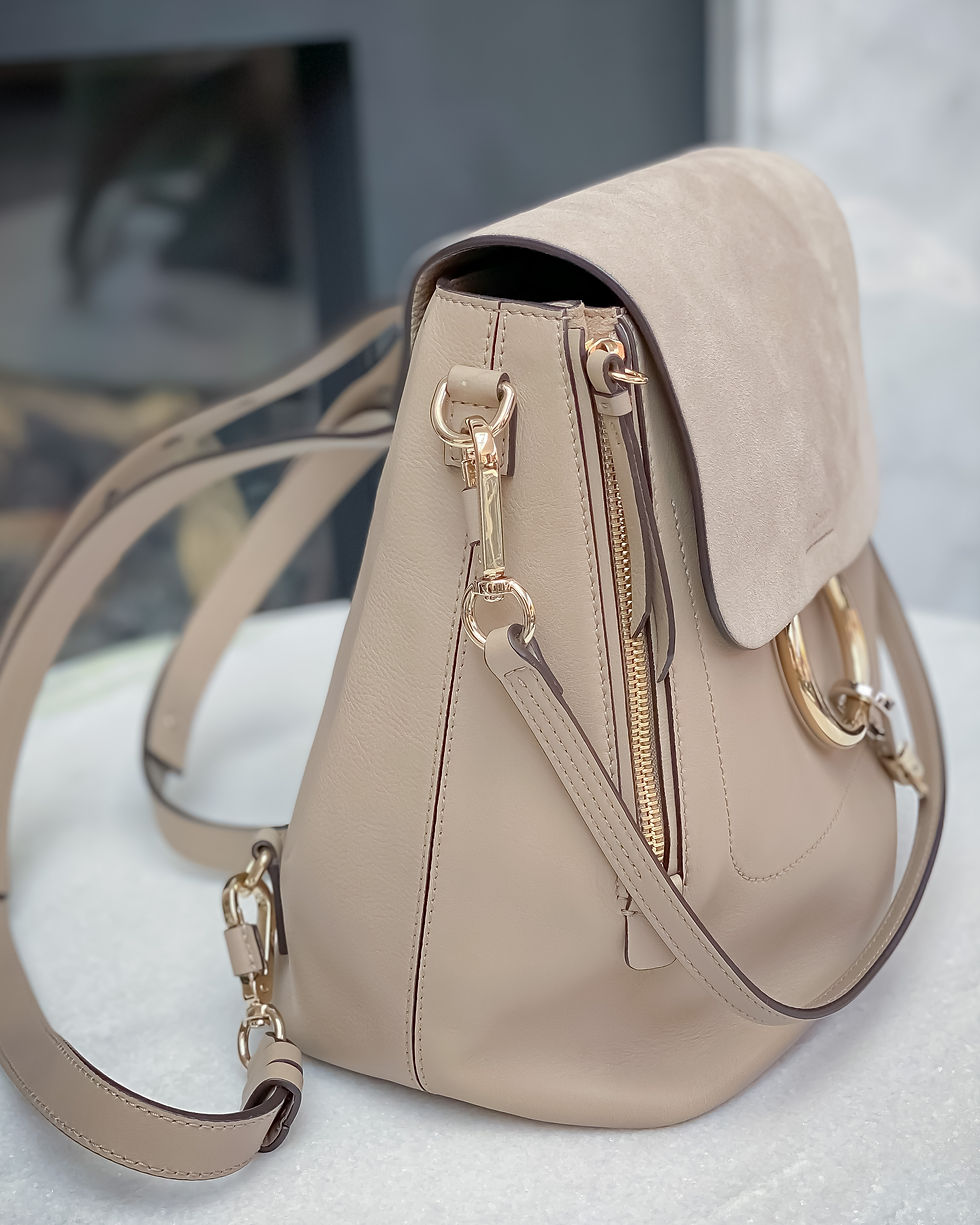 Thumbnail: Chloe Faye Backpack in Motty Grey