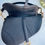 Thumbnail: Christian Dior Saddle Bag in black grained calfskin with strap