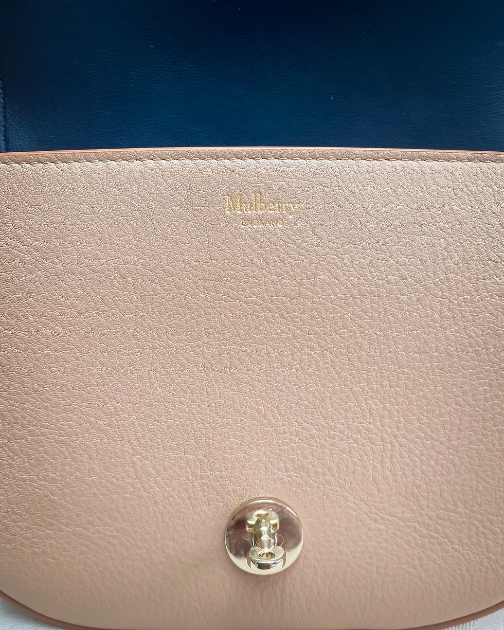 Thumbnail: Mulberry Small Darley Satchel with webbing strap in Salmon