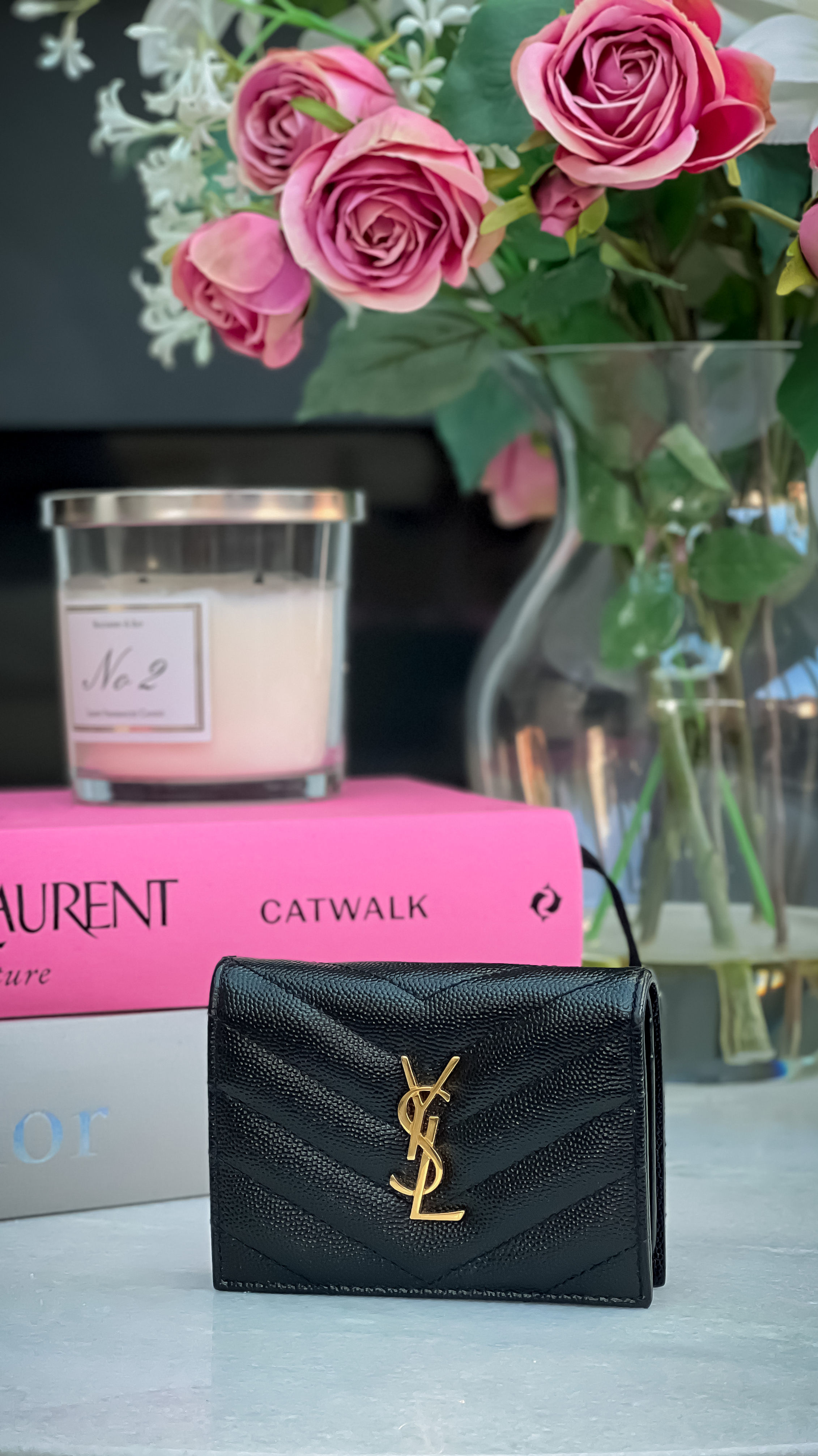 Saint Laurent Small Wallet in Black