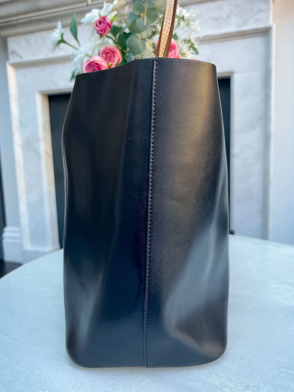 Thumbnail: Givenchy Antigona Large Shopping Tote / Shopper - Black / Beige