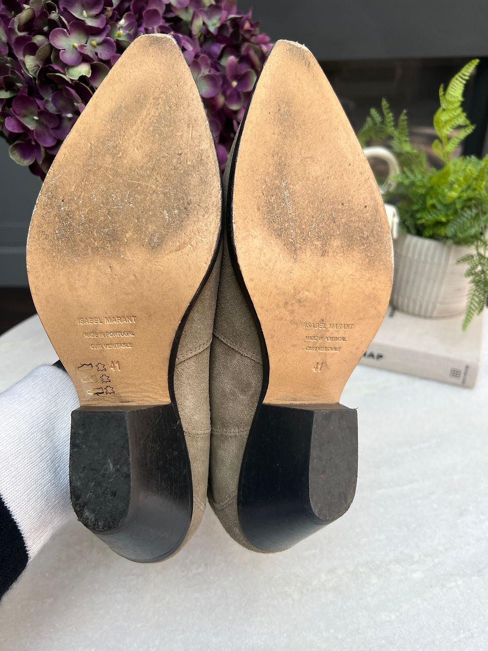 Thumbnail: Isabel Marant Dewina boots - size 41 (runs small)