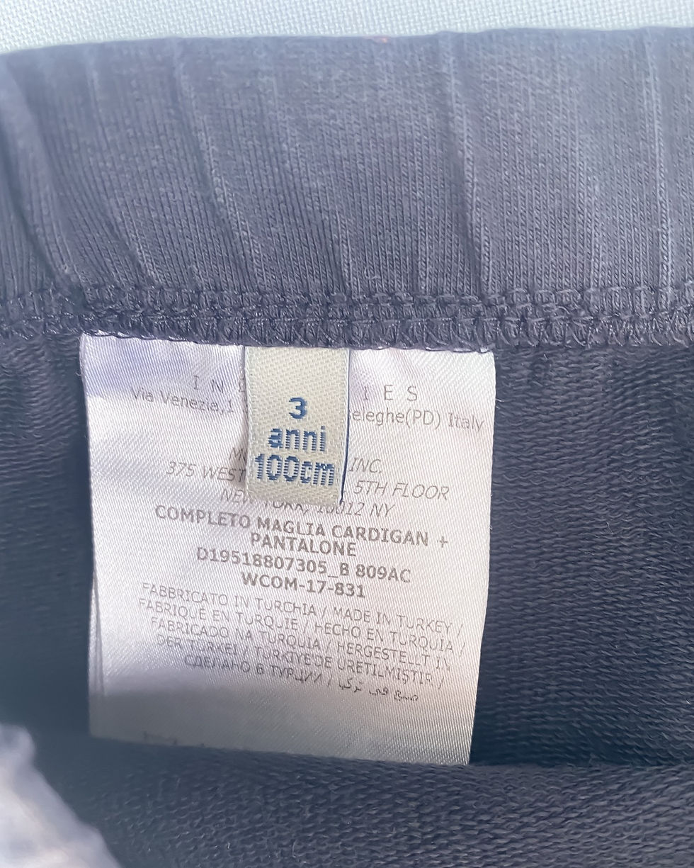 Thumbnail: Moncler Boys Navy Tracksuit 3 Years