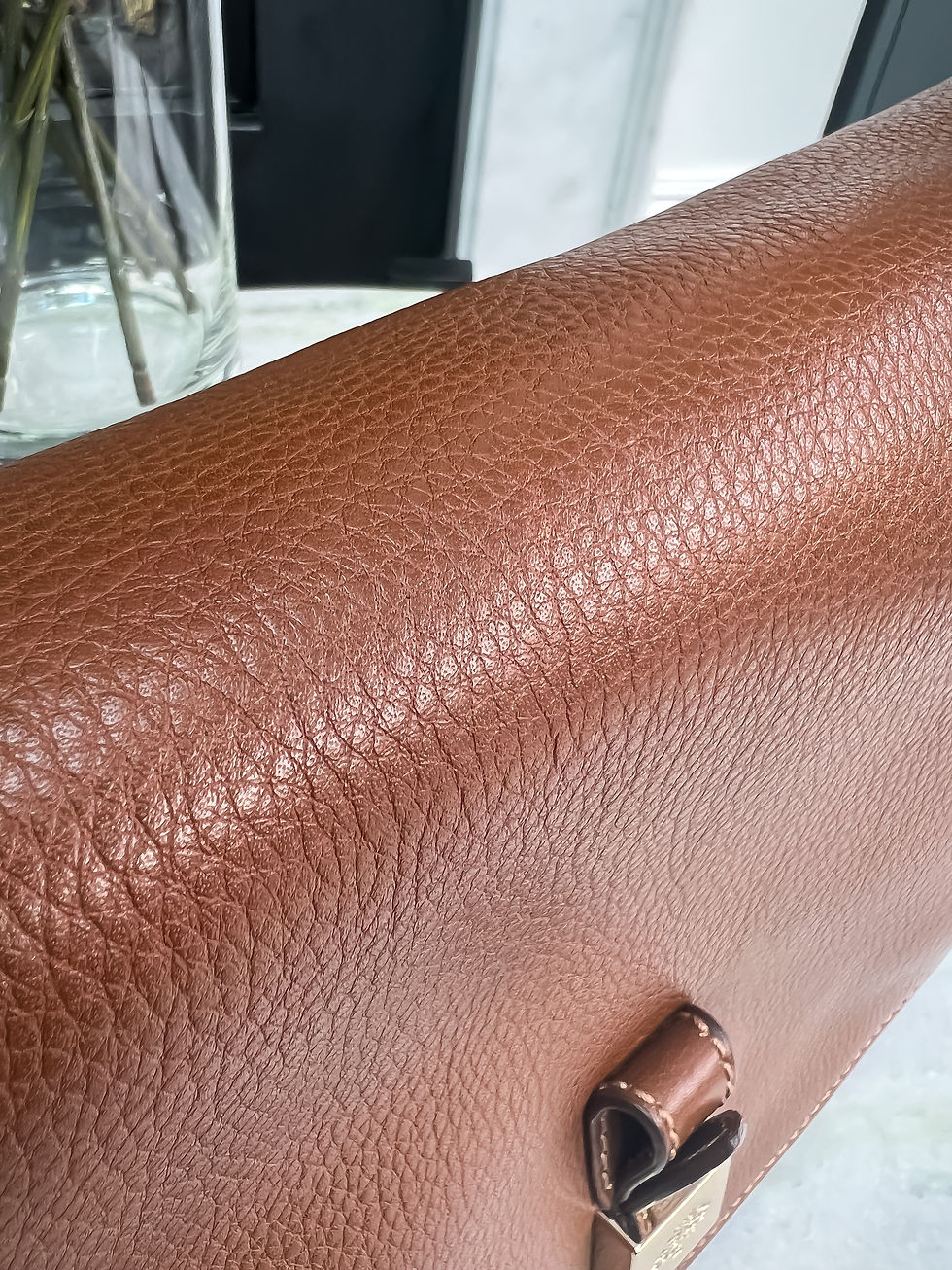 Thumbnail: Mulberry Tessie Satchel - Oak with light gold tone hardware