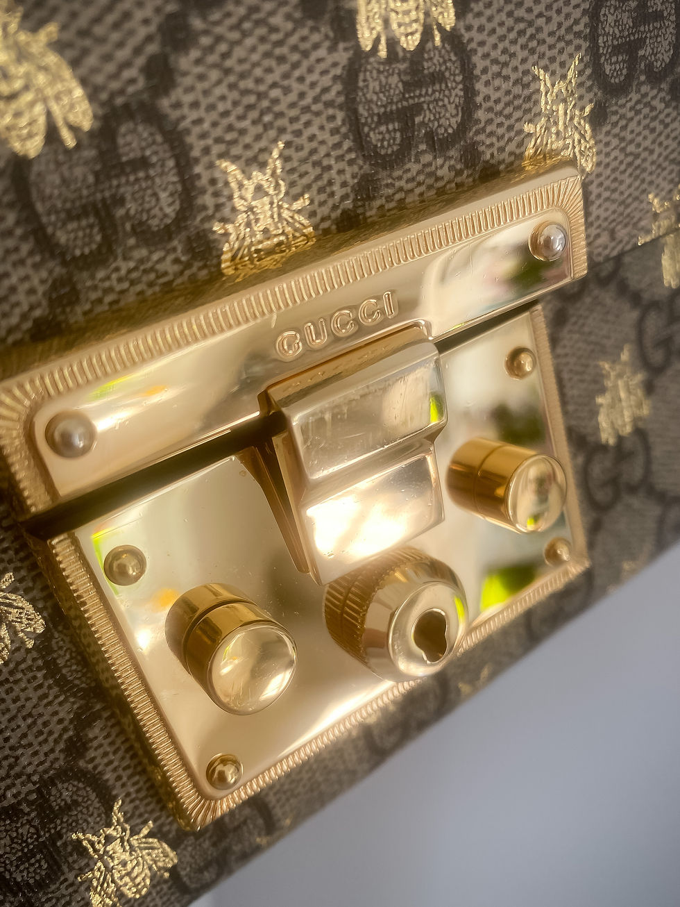 Thumbnail: Gucci Padlock Small Supreme Bees