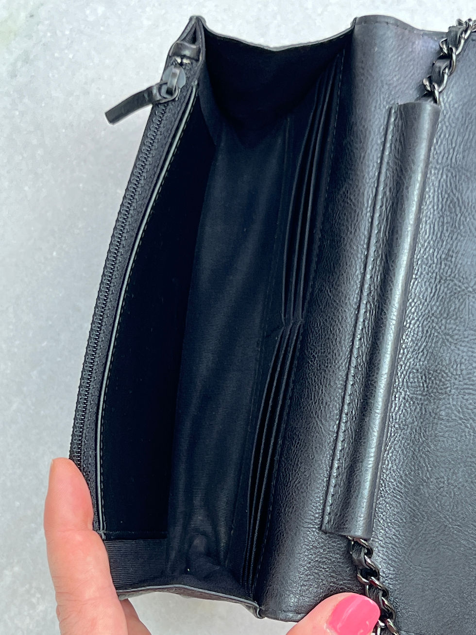 Thumbnail: Chanel Classic "So Black" Wallet on Chain
