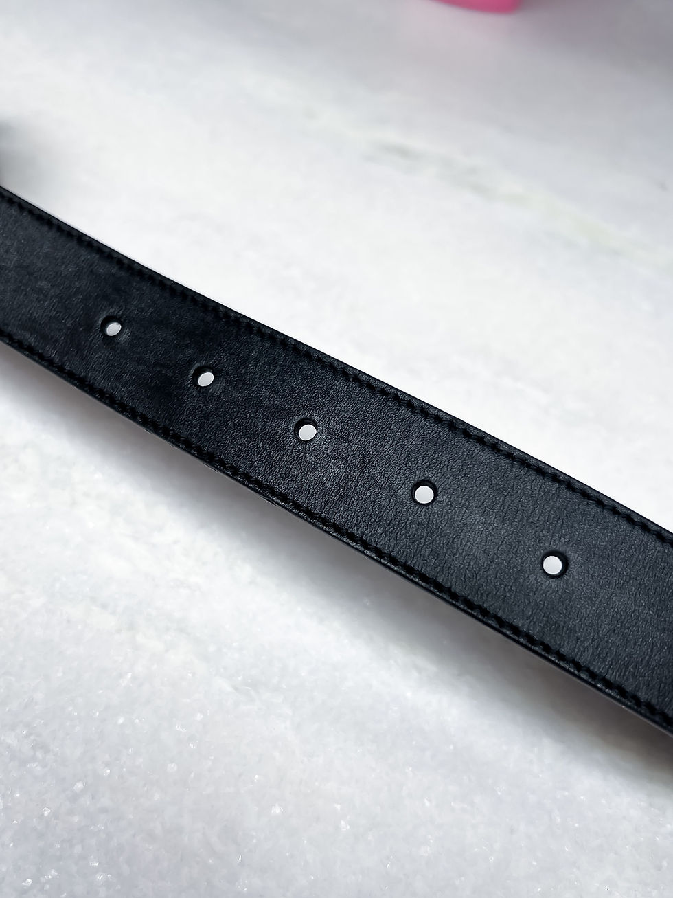 Thumbnail: Gucci Marmont Leather belt with Double G buckle