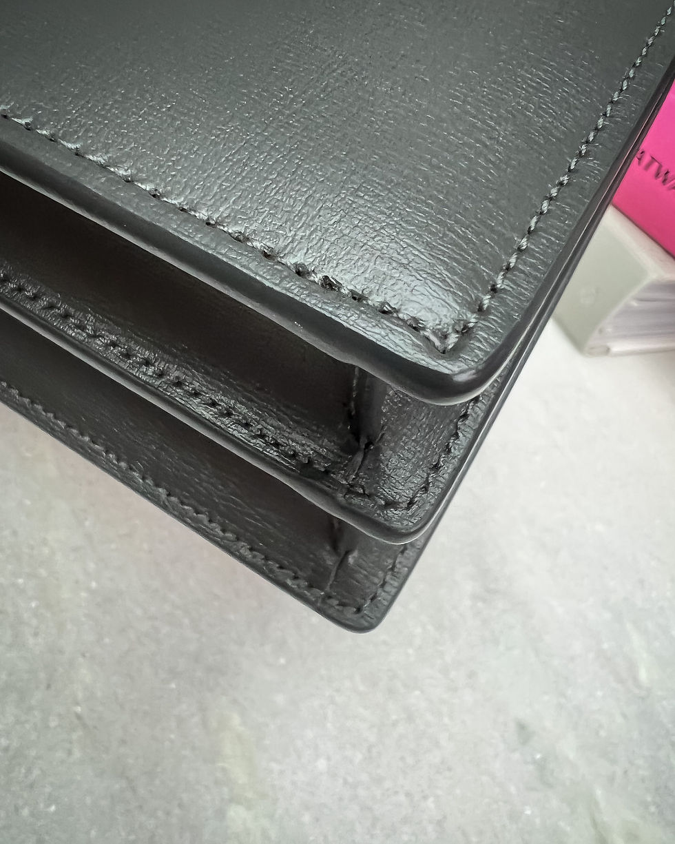 Thumbnail: SAINT LAURENT Medium Sunset Bag - grey with silver hardware