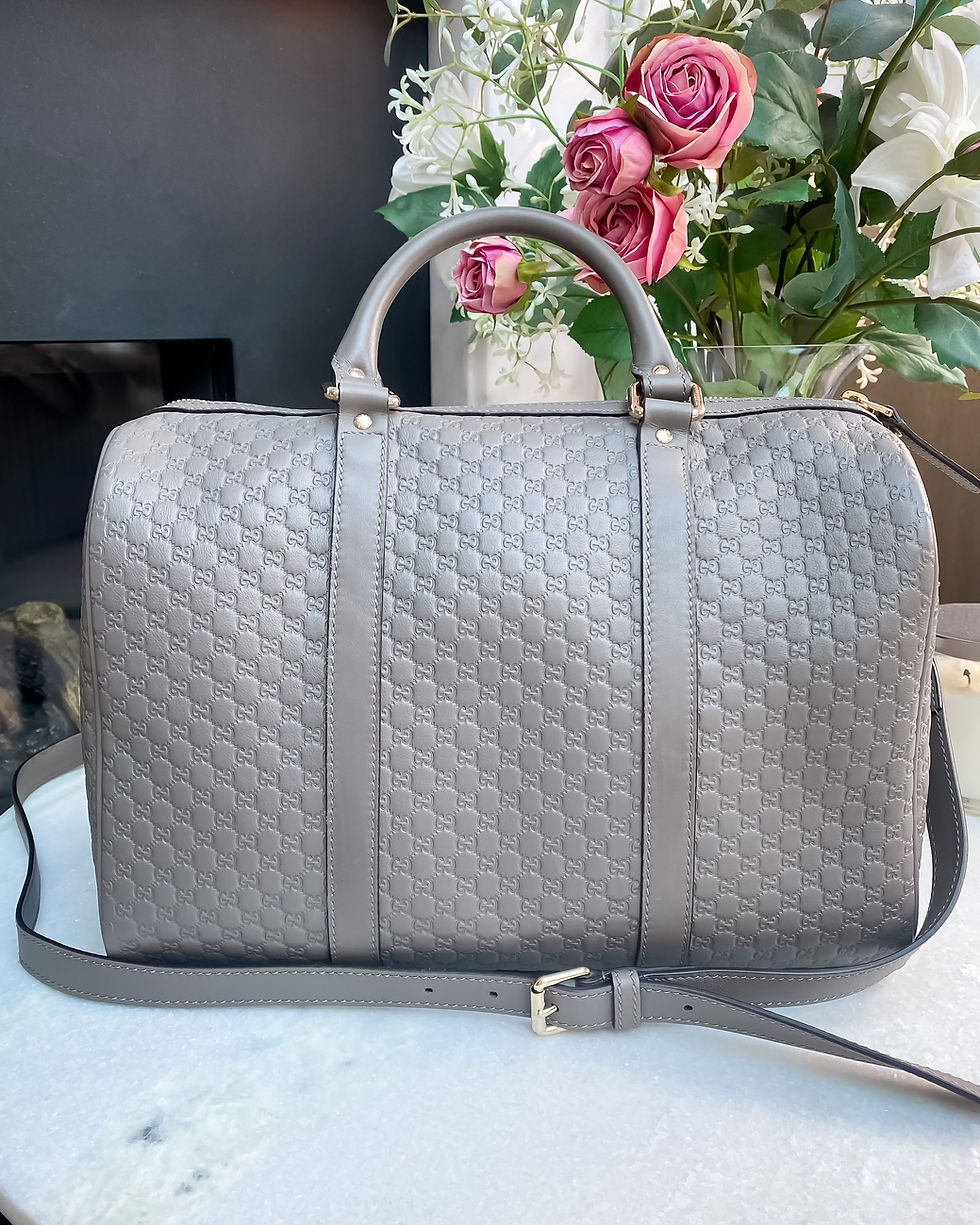 Thumbnail: Boston Signature Micro Guccissima Leather Bowling Bag