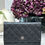 Thumbnail: Chanel Classic Wallet on Chain in black caviar with silver hardware