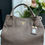 Thumbnail: Prada Vitello Daino Medium Tote brown/dark taupe - gold hardware