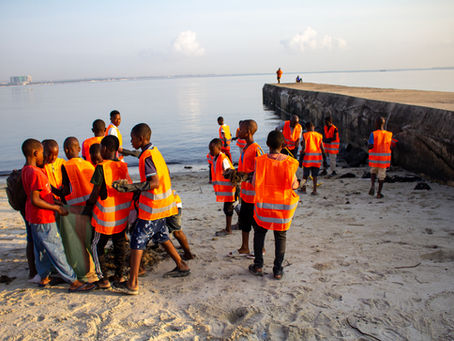 Commonwealth Games Association of Tanzania Leads Clean-up at the Stunning Msasani Beach