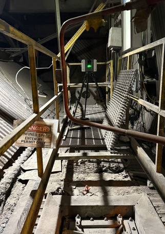 Factory Image with Laser Scanner