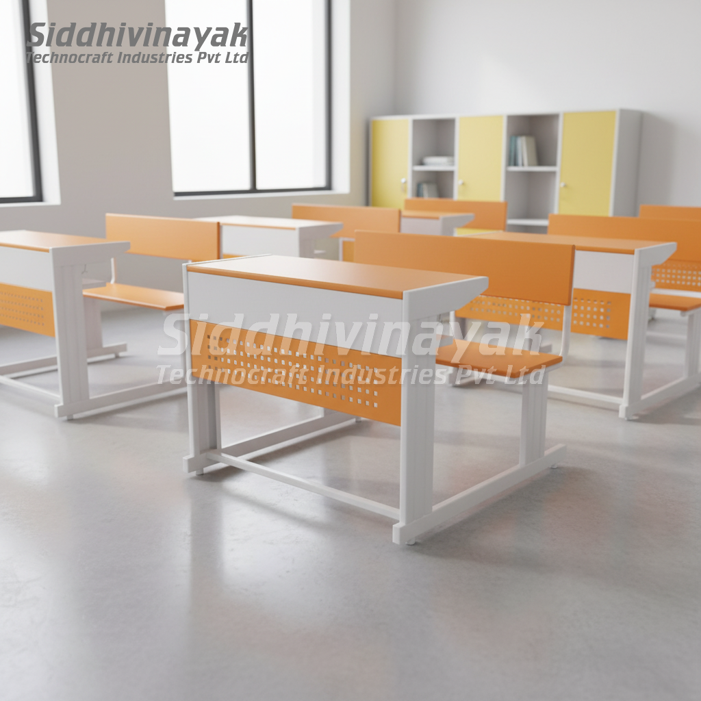 Metallike School Desk 3.5ft