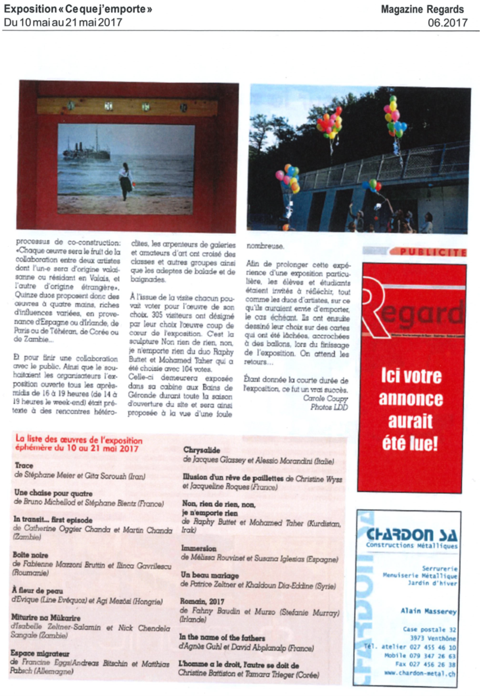 Magazine Regards (2/2)
