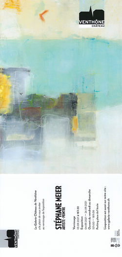 flyer exposition château Venthône 2021