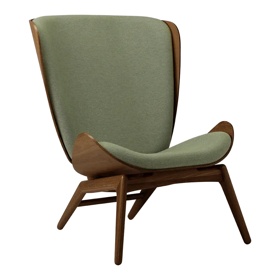 Miniaturbild: Dänischer Ohrensessel - Textil