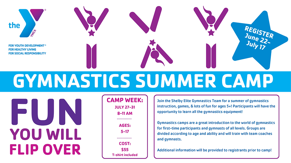 Gymnastics Summer Camp Registration 2026