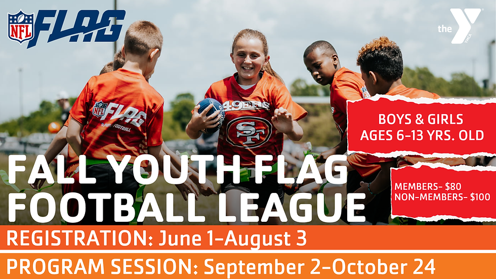 2026 Fall NFL Flag Football Registration Shelby Branch