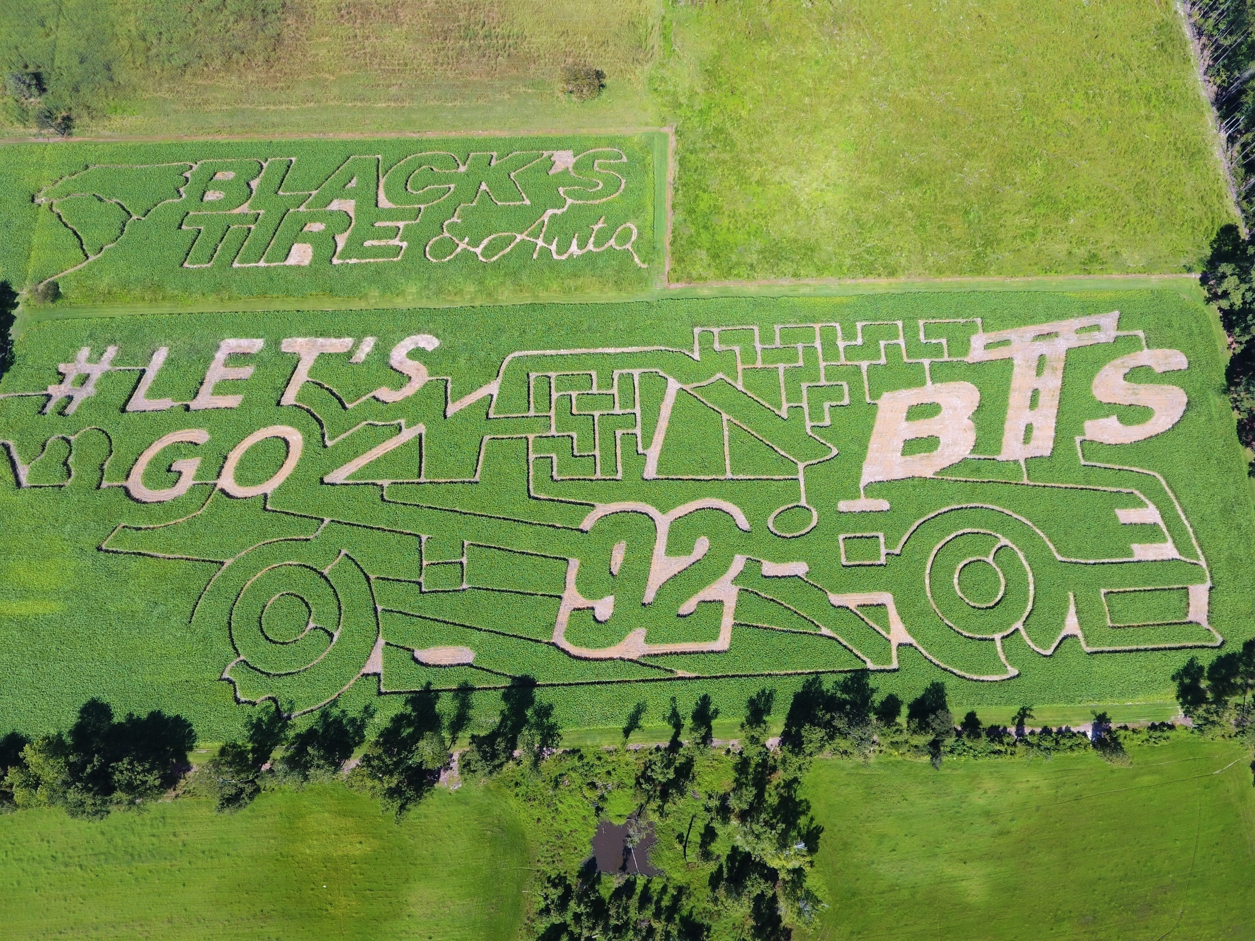 2016 Aerial Shot of Maze