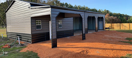 Metal building from Ironclad Carports and Metal Buildings LLC