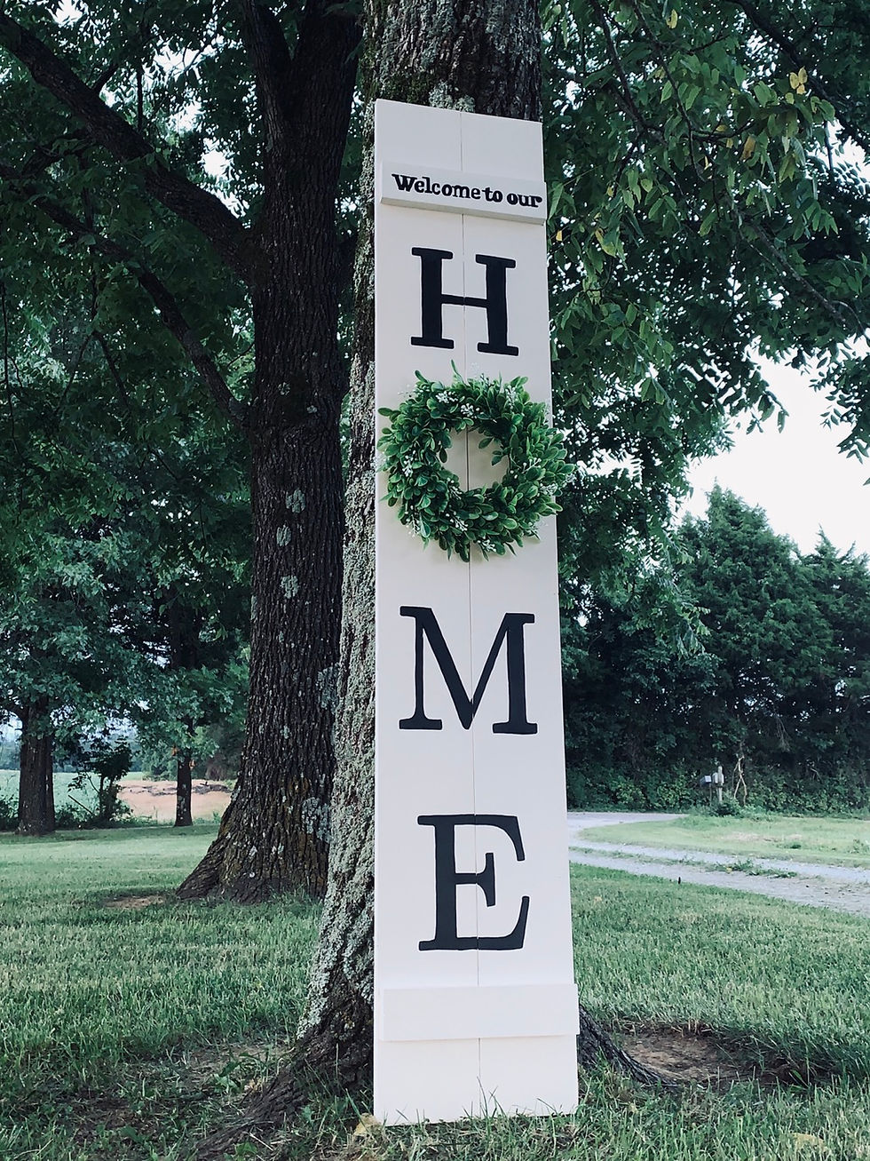 Thumbnail: Welcome To Our Home Porch Sign