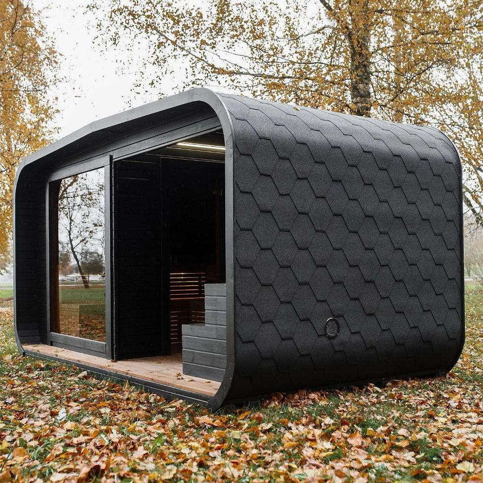 Thumbnail: 2in1 LUX sauna + cold water tub