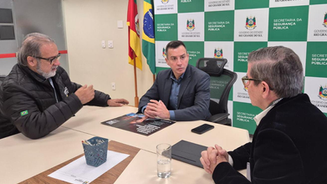 Victorino recebe apoio da segurança pública e da classe médica à proposta de proteção aos profissionais da saúde