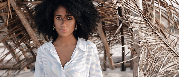 Sitting on Sand at the Beach