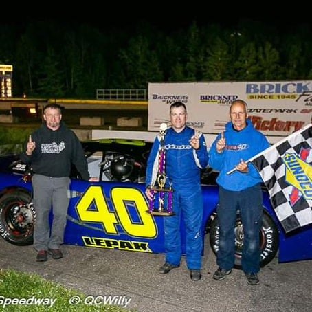 Jeremy Lepak wins the Super Late Model Feature at State Park Speedway 