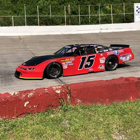 Kres VanDyke wins the Late Model Stock Feature at Kingsport Speedway 