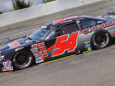 Matt Craig wins the PRA Super Late Model Feature at Southern National Motorsports Park