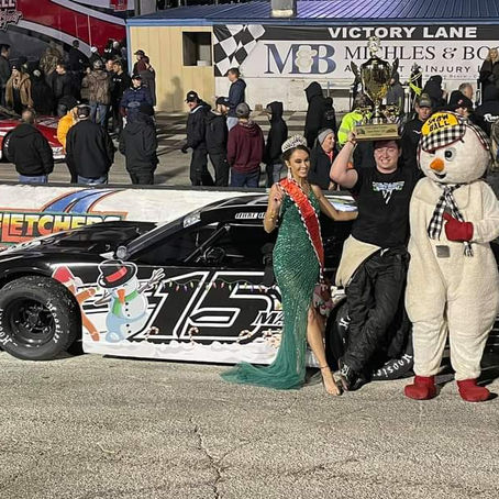 Jake Johnson declared Snowflake 100 winner after Nasse and Pollard get together on last lap