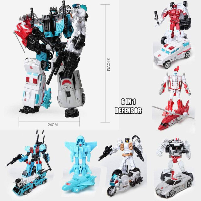 Thumbnail: 5in1 Combiners Transformation Action Figure