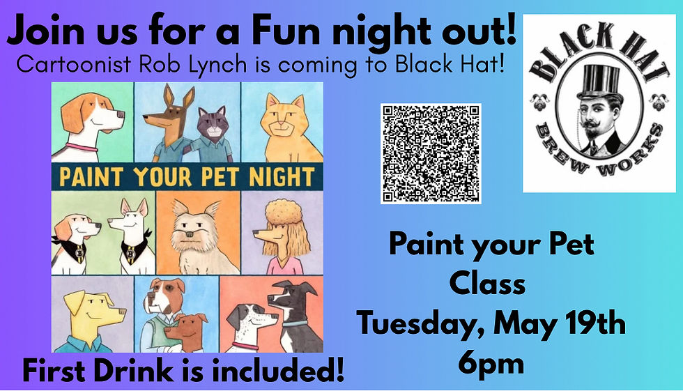 Pet Portrait Painting With Rob Lynch *Ticketed Event- Please Visit Rob Lynch.com to purchase tickets*