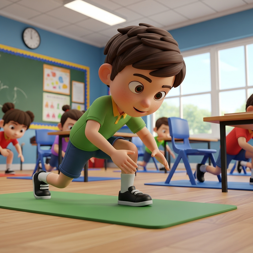 Cinesiologia: Educação Cinestésica para Crianças: Despertando o Aprendizado Através do Movimento, Segundo Paul Dennison