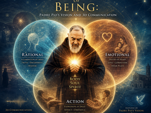 A INTEGRALIDADE DO SER: A VISÃO DE PADRE PIO E A COMUNICAÇÃO 3D