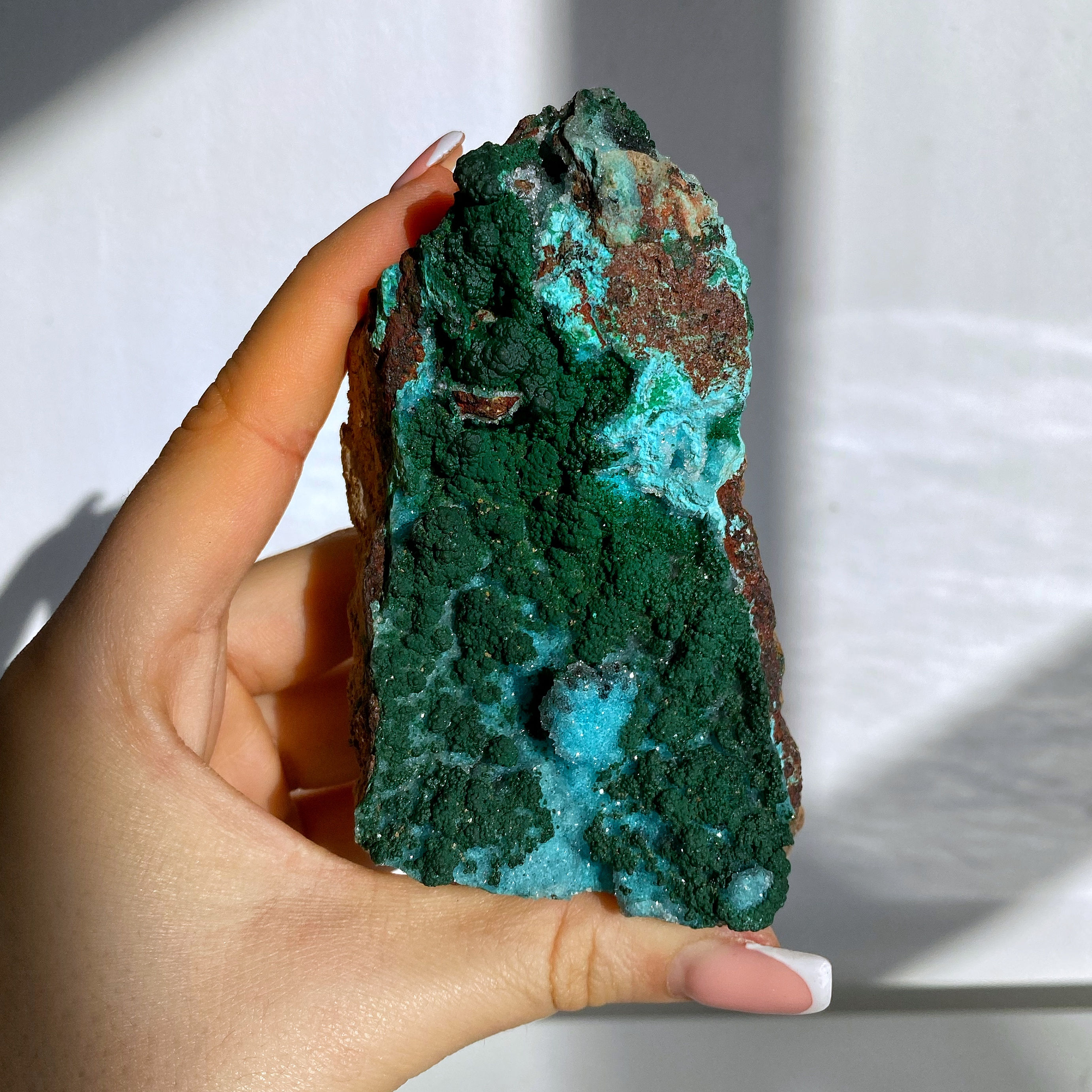 Druzy Chrysocolla with Malachite - 60