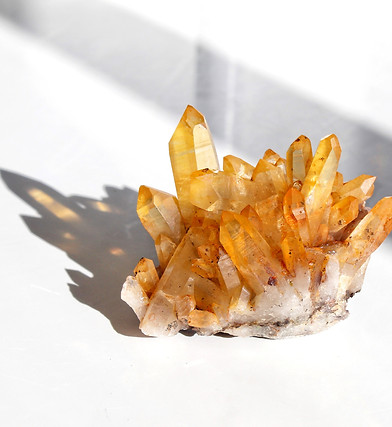 Unique Tangerine Quartz Crystal