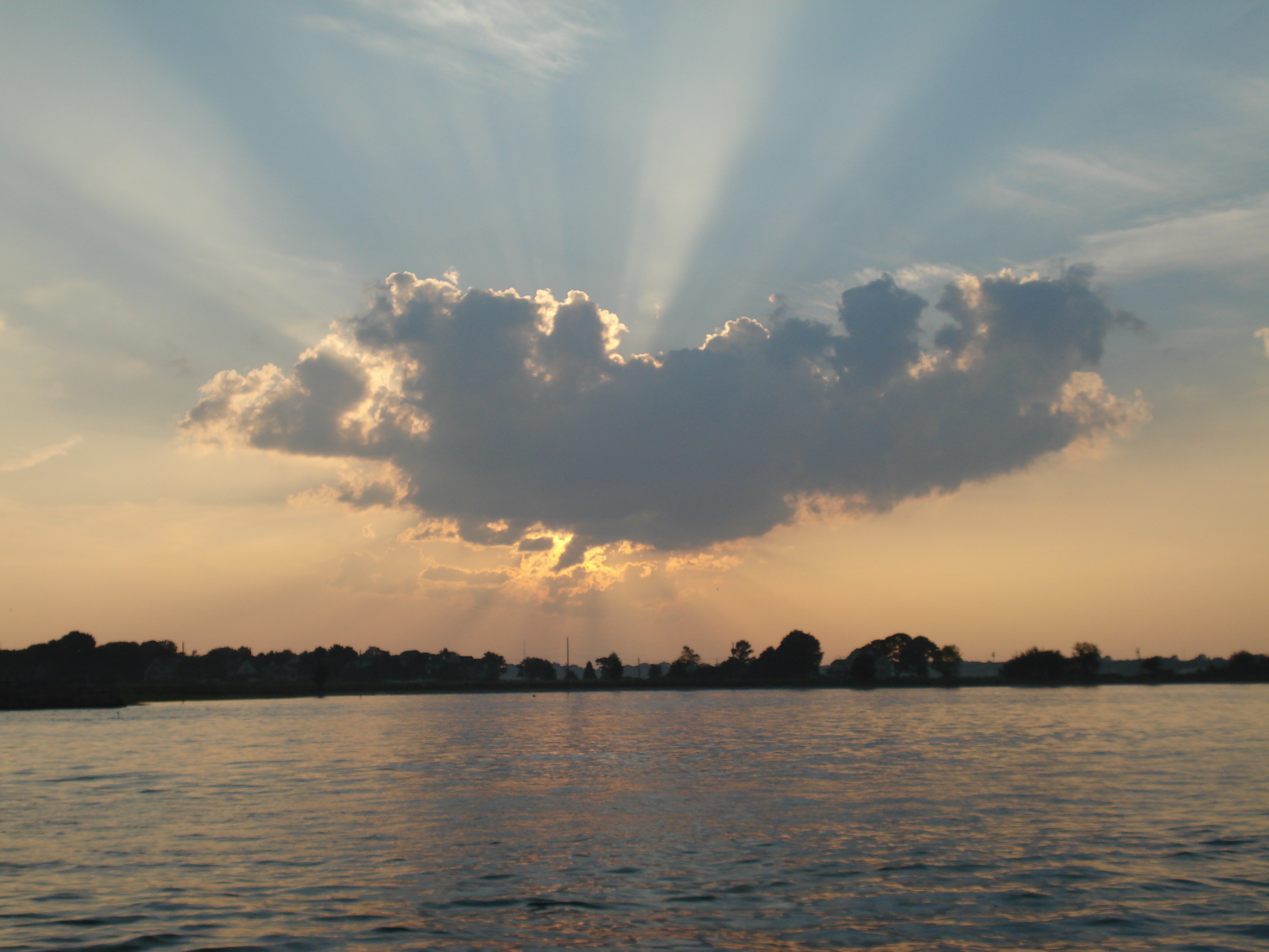 God creates beautiful sights.