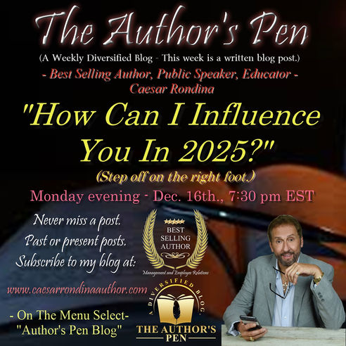How Can I Influence You In 2025? - Step off on the right foot. 