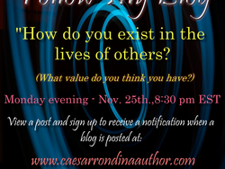 How do you exist in the lives of others?