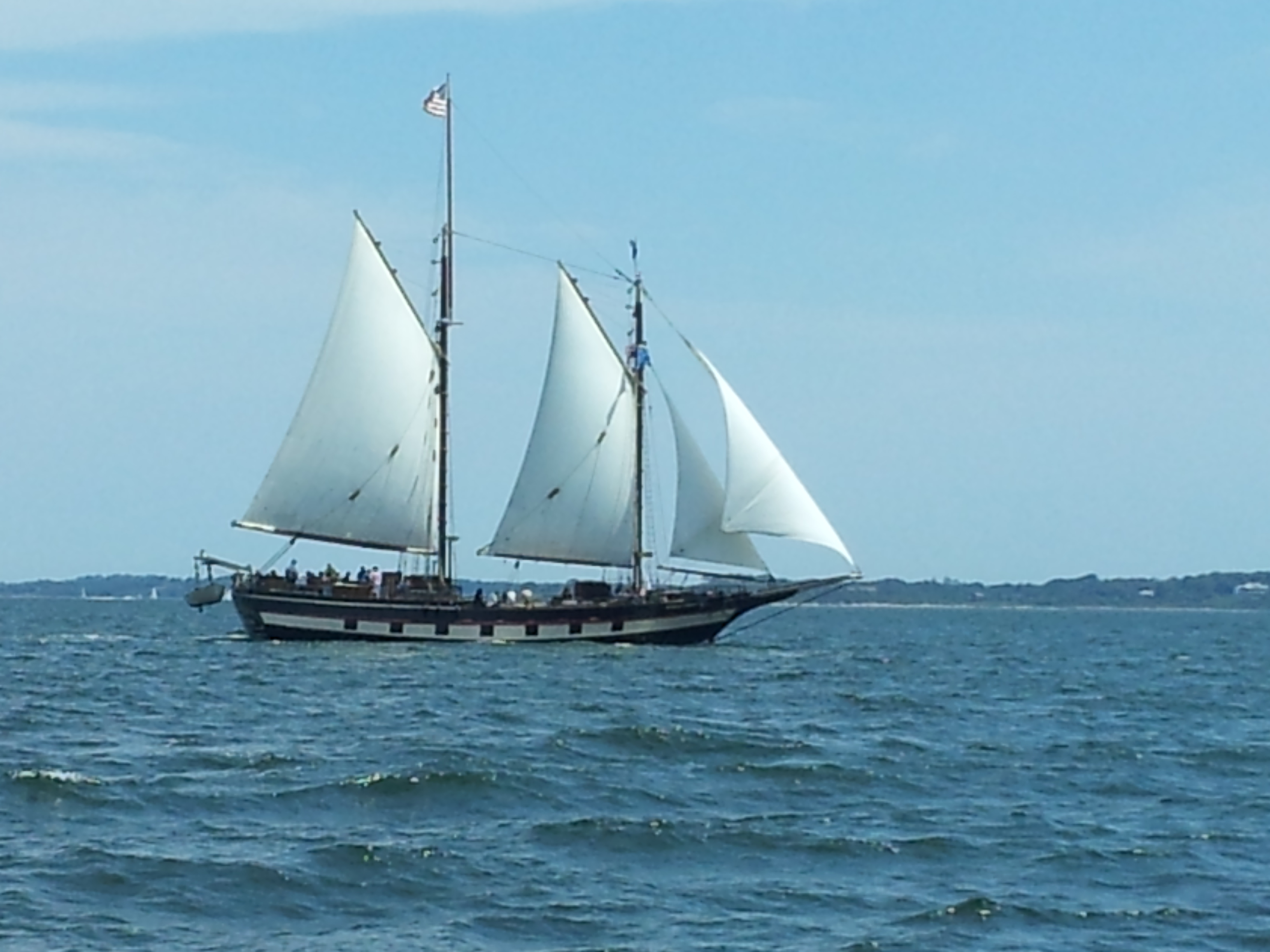 I'm sailing away.