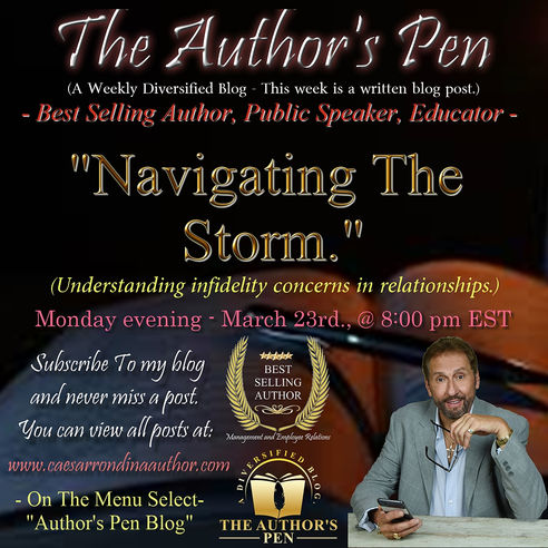 Navigating The Storm - Understanding infidelity concerns in relationships.