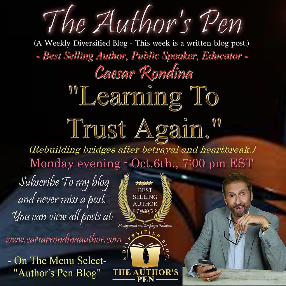 Blog title and author photo