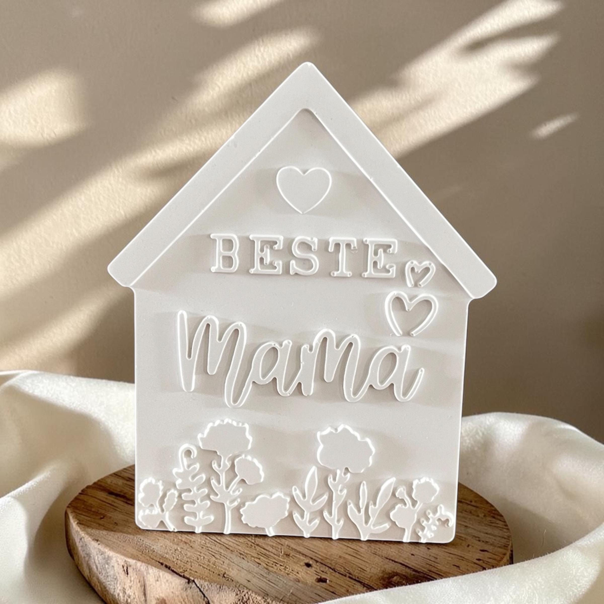 Beste Mama "Häuschen" mit Herz