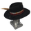 Thumbnail: Handcrafted BLACKJACK BANDIT hat in Black color