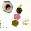 Miniaturbild: Geschenkaufkleber SMILEY 55mm schwarz pink khaki